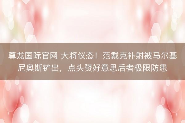 尊龙国际官网 大将仪态！范戴克补射被马尔基尼奥斯铲出，点头赞好意思后者极限防患