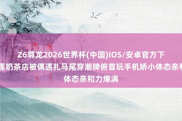Z6尊龙2026世界杯(中国)IOS/安卓官方下载 何超莲奶茶店被偶遇扎马尾穿潮牌俯首玩手机娇小体态亲和力爆满