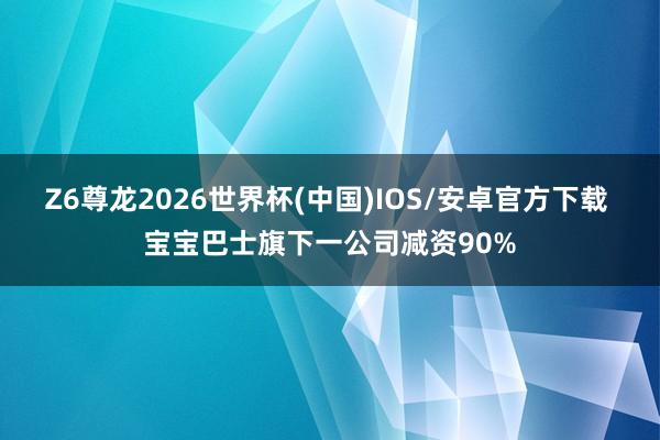 Z6尊龙2026世界杯(中国)IOS/安卓官方下载 宝宝巴士旗下一公司减资90%