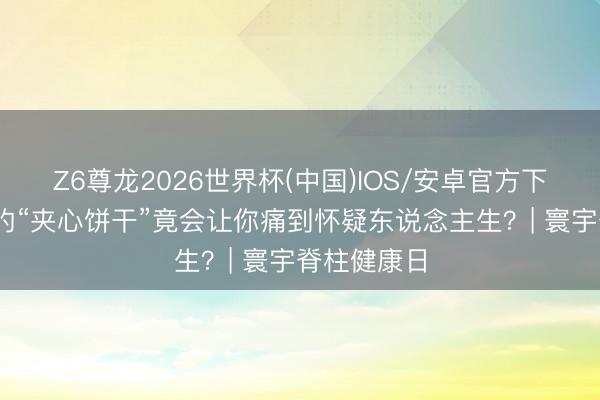 Z6尊龙2026世界杯(中国)IOS/安卓官方下载 脊柱里的“夹心饼干”竟会让你痛到怀疑东说念主生？| 寰宇脊柱健康日