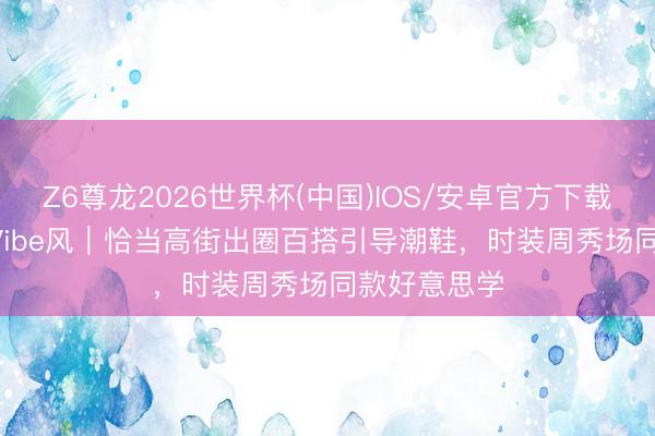 Z6尊龙2026世界杯(中国)IOS/安卓官方下载 2026时尚Vibe风｜恰当高街出圈百搭引导潮鞋，时装周秀场同款好意思学