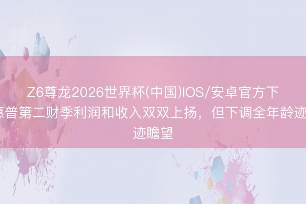 Z6尊龙2026世界杯(中国)IOS/安卓官方下载 惠普第二财季利润和收入双双上扬，但下调全年龄迹瞻望