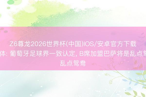 Z6尊龙2026世界杯(中国)IOS/安卓官方下载 每体: 葡萄牙足球界一致认定， B席加盟巴萨将是乱点鸳鸯